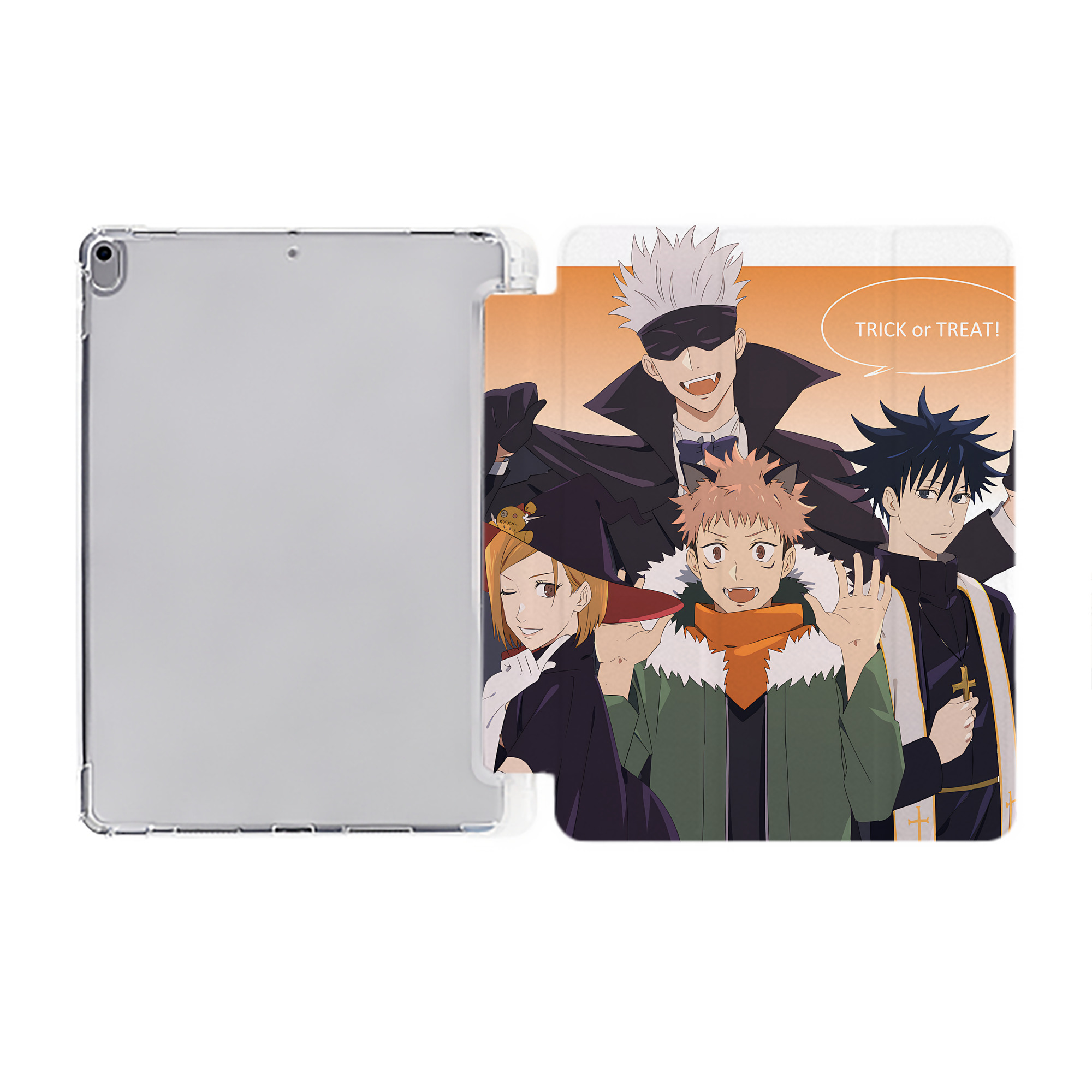 （画像用） SPY×FAMILY间谍家家酒 IPad ケース ペン収納付き 三つ折りスタンド PUレザー×シリコン 対応機種9.5/10.5/10.9インチ